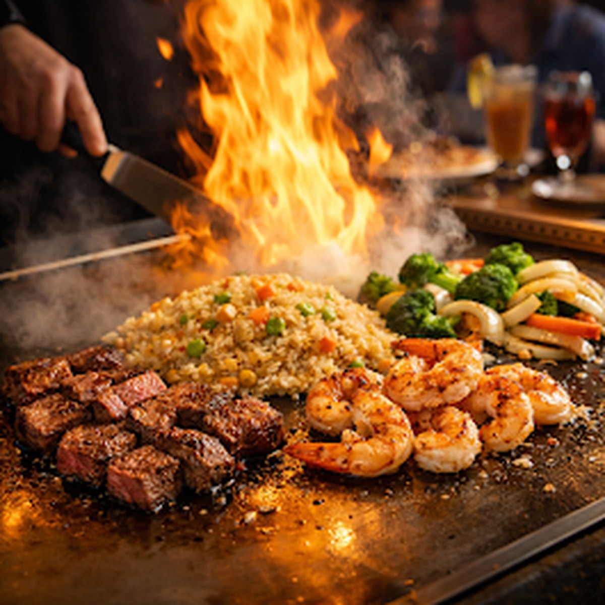 Pasadena hibachi at home combo plate