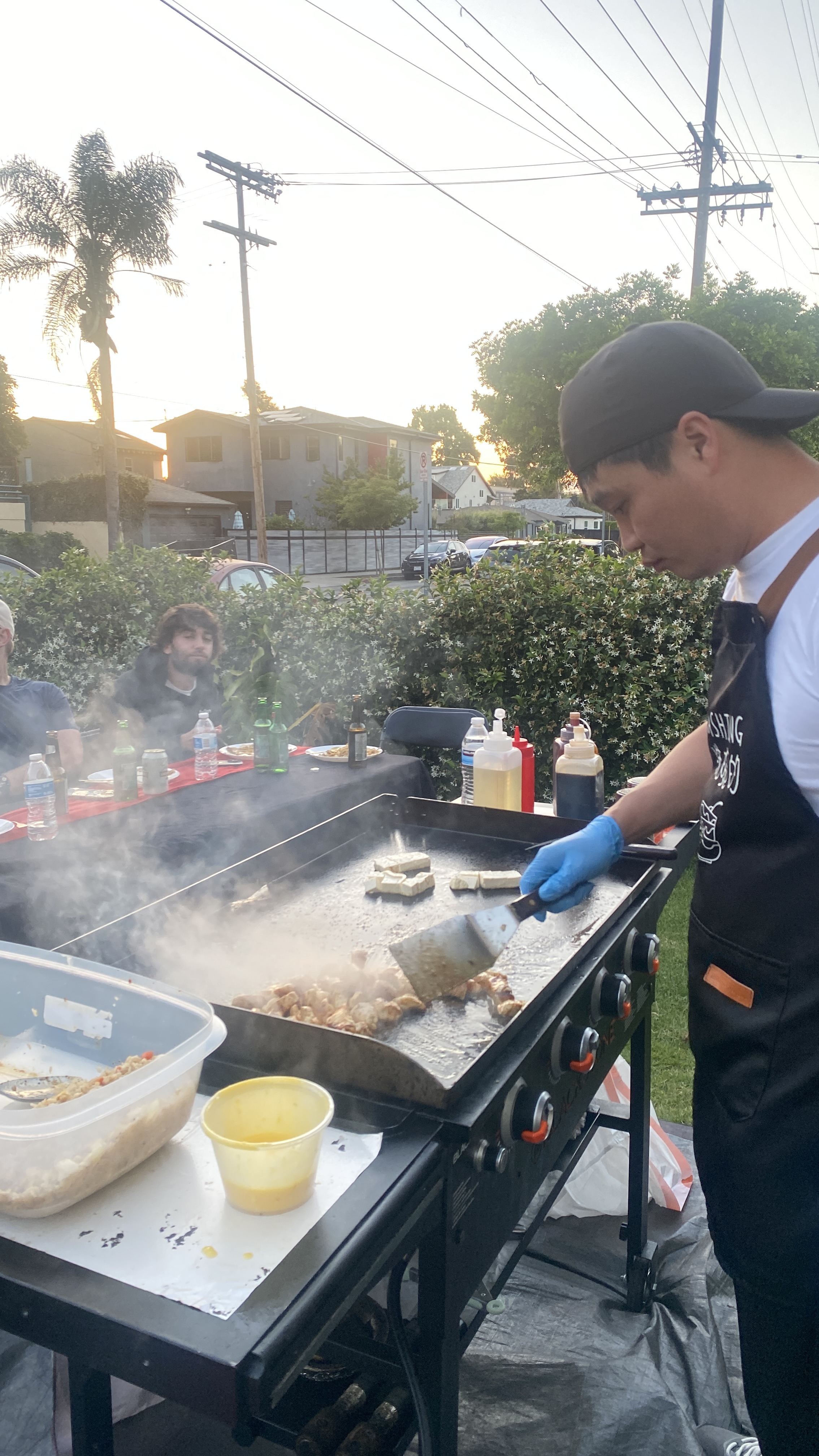 Real Sizzle Yard private hibachi experience